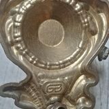 Pair of bronze wall lights, angels, cherubs, cherubs