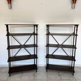 PAIR OF THEODORE SCHERF SHELVES