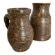 Set of 2 pieces in stoneware, the Bodin post.