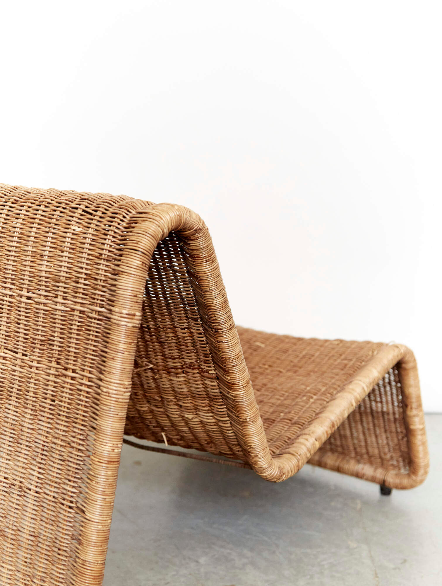 Rattan P3 meridian by Tito Agnoli for Pierantonio Bonacina