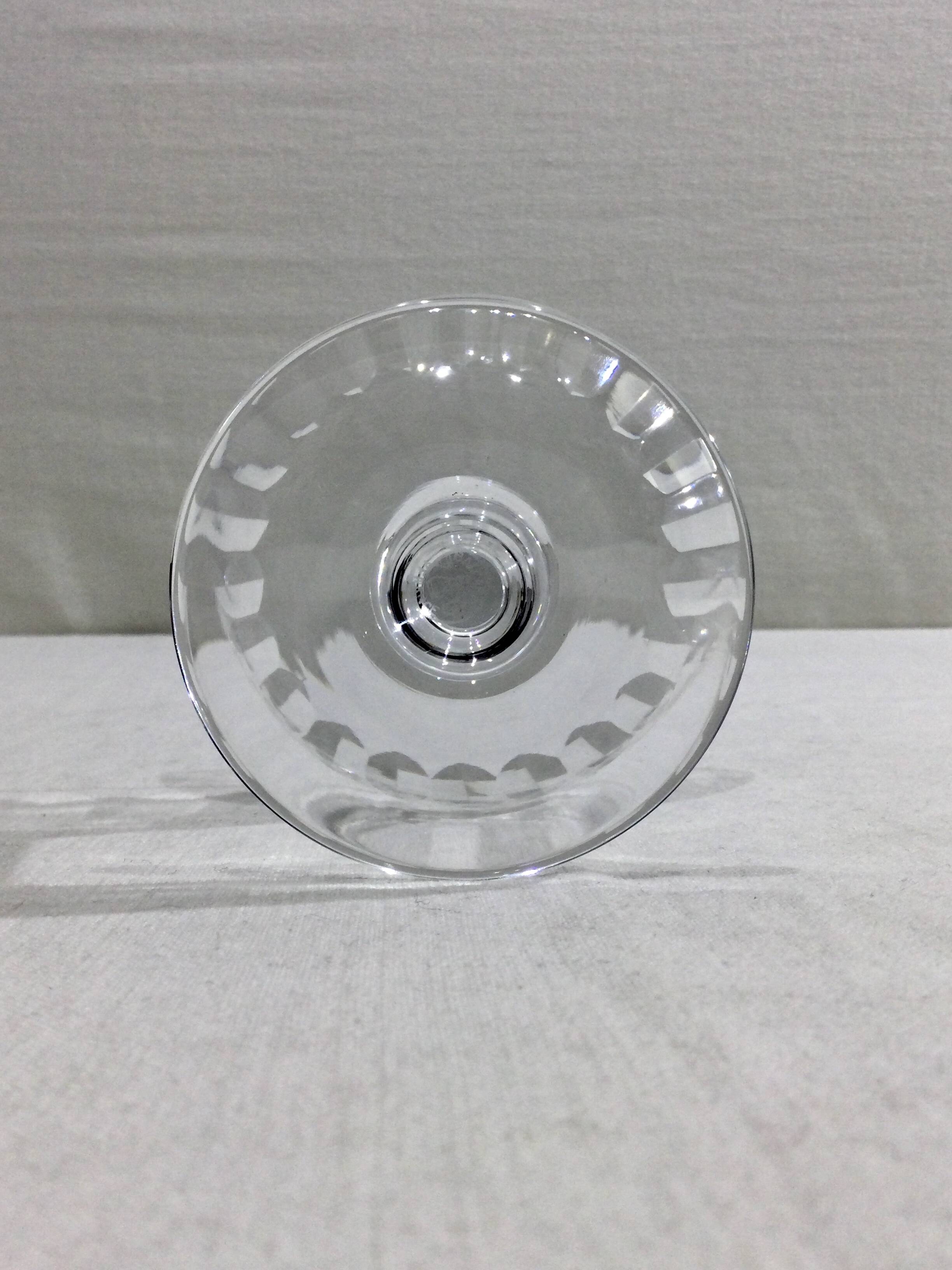 Baccarat – 8 Champagne Glasses In Baccarat Crystal Casino Model