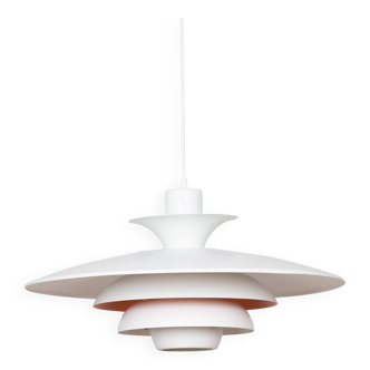 Danish vintage pendant lamp Sofie by Kurt Wiborg, Jeka, 1980s