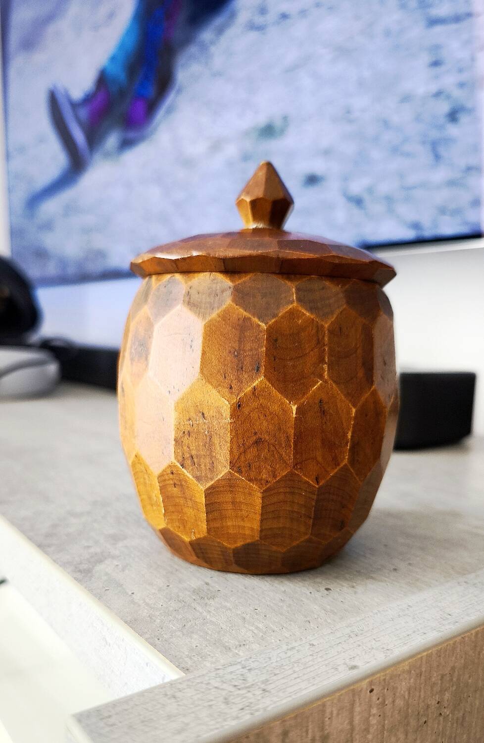 Wooden storage box