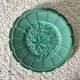 10 barbotine dessert plates and vine leaf dish