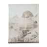 Pascal Sébah (1823-1886) - Photograph, albumen print - The sphinx armachis unearthed, Cairo, Egy
