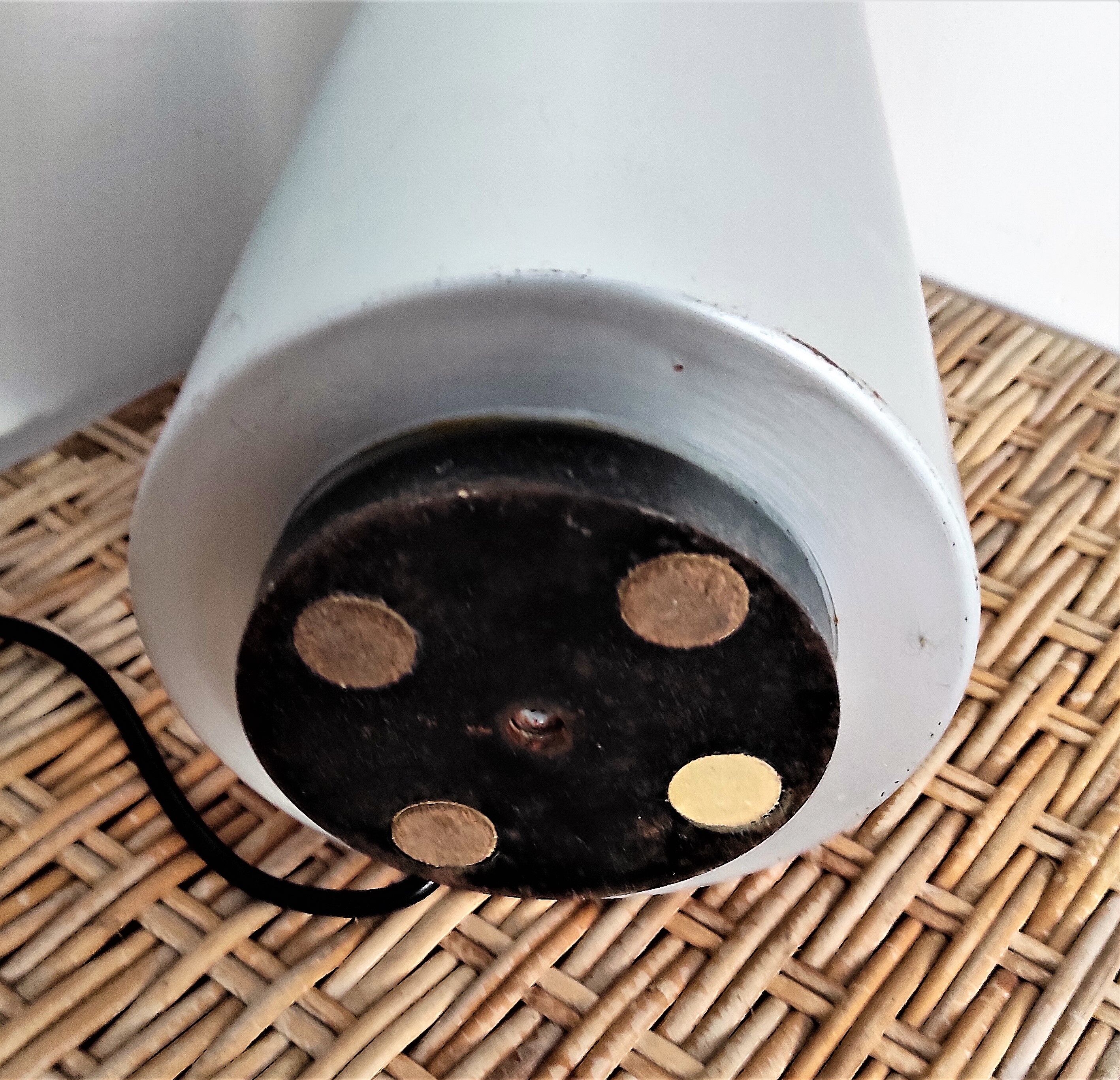 Table lamp form tube design around 1950/1960