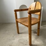 Pine armchair René Daumiller