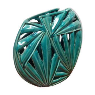 Ceramic vase nature foliage