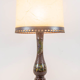 Vintage Japanese partitioned table lamp