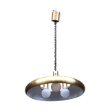 Golden pendant lamp 70s