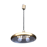 Golden pendant lamp 70s