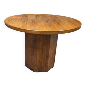 Table basse en bois vintage 1970