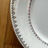 Golden dinner plates
