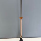 Glass, Brass, Aluminum, Copper and Iron Floor Lamp, 2021