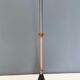 Glass, Brass, Aluminum, Copper and Iron Floor Lamp, 2021