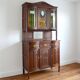 China buffet stained glass Art Nouveau 1900 vintage