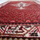 1950s Handmade Indian wool medallion rug, red, 102 × 159 cm - 1C1296