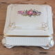 Porcelain candy box floral decoration