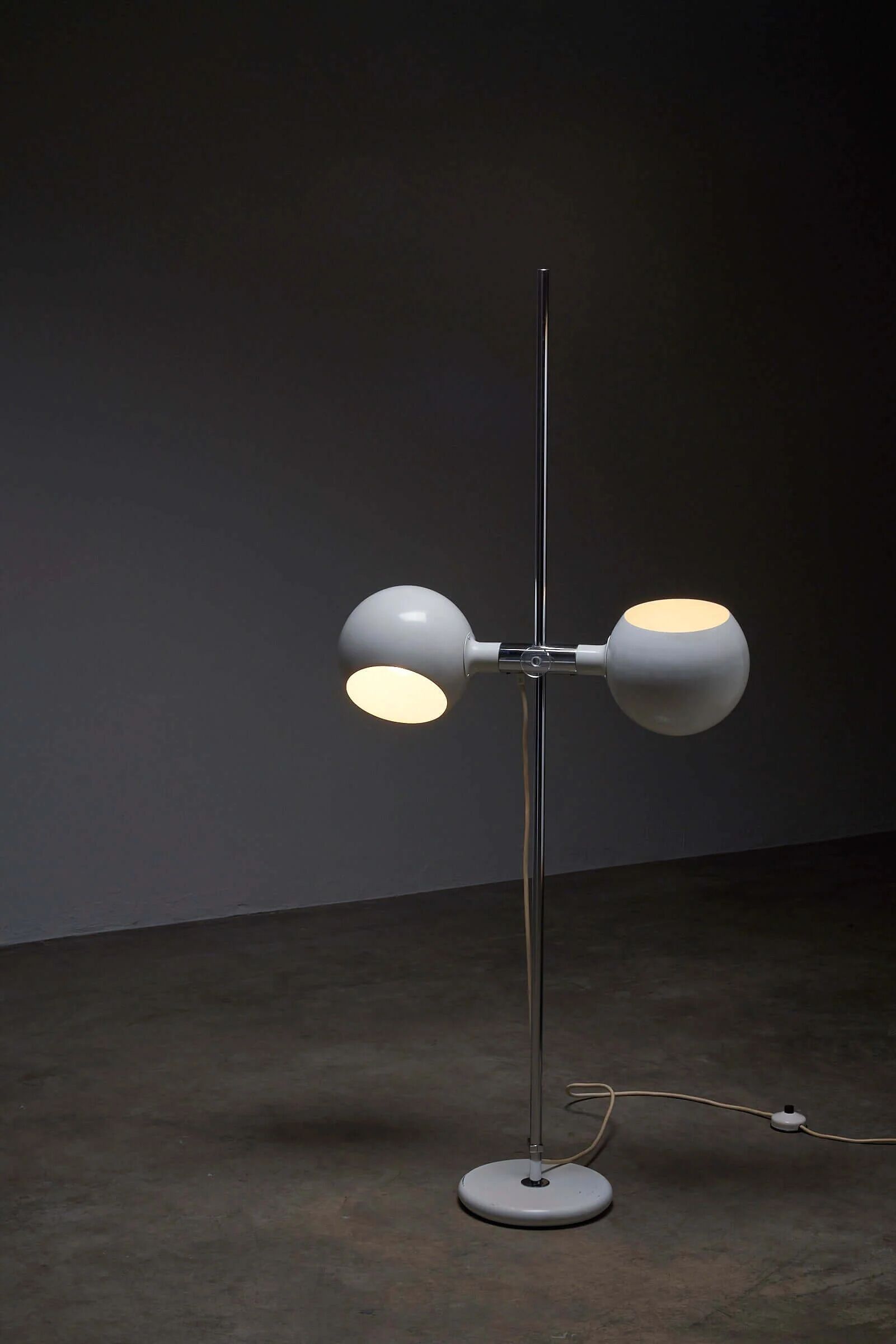 Double sphere floor lamp by Cosack
