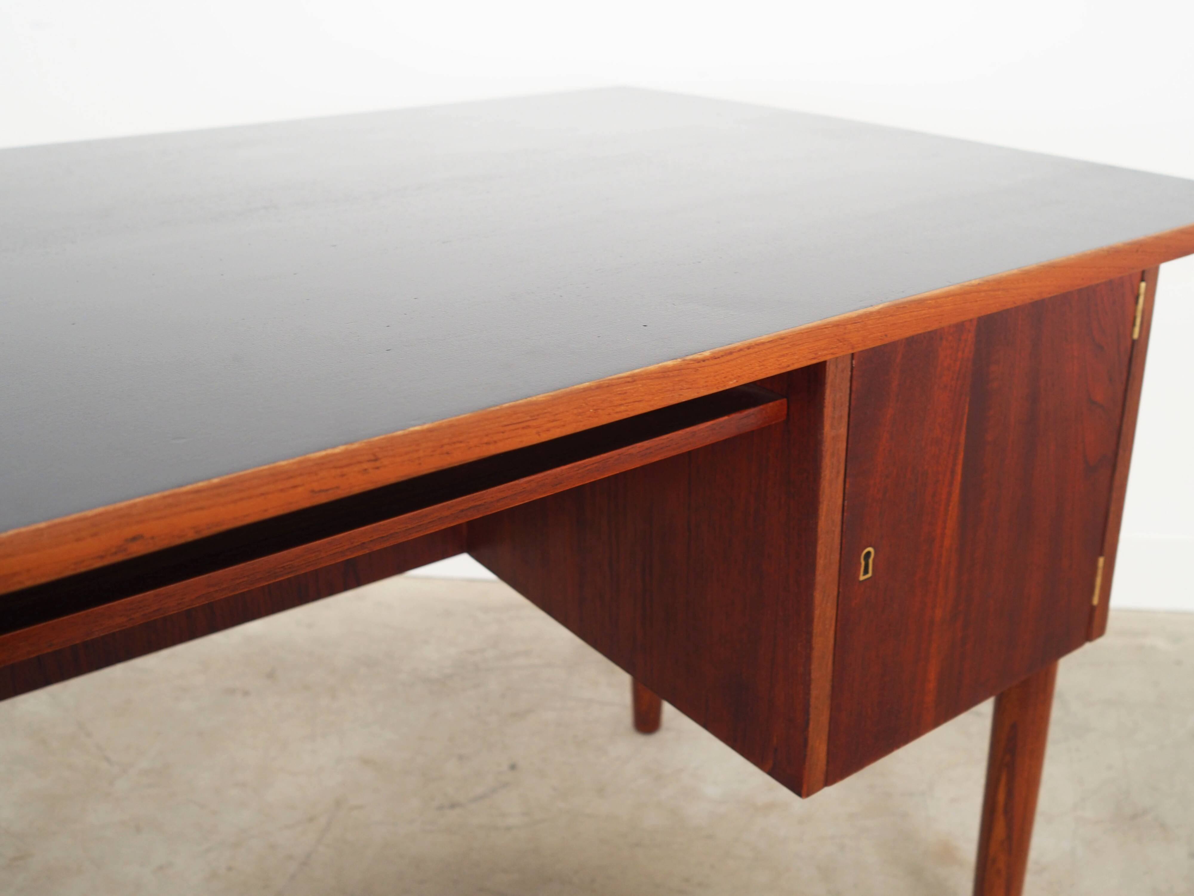Teak desk, Danish design, 1960s, production: Denmark