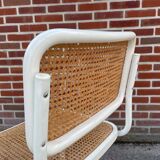 Set of 4 Cesca b32 model chairs in white