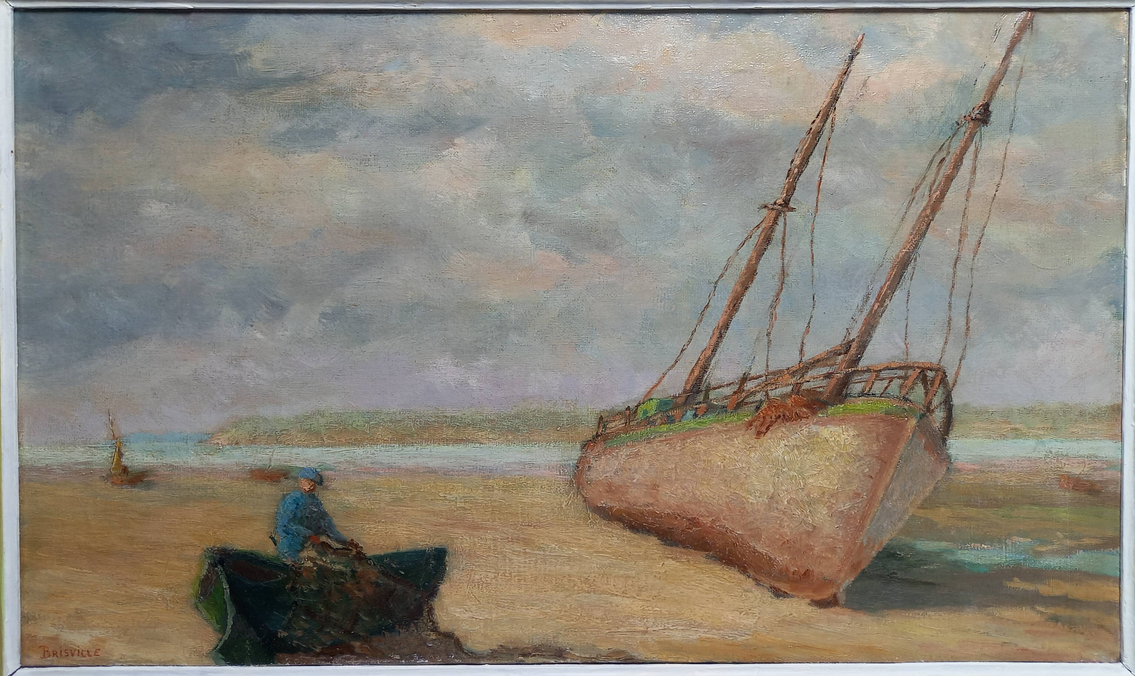 Boat in the Bay of Somme - Brisville