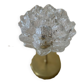 Lampe à poser avec globe en forme de lotus