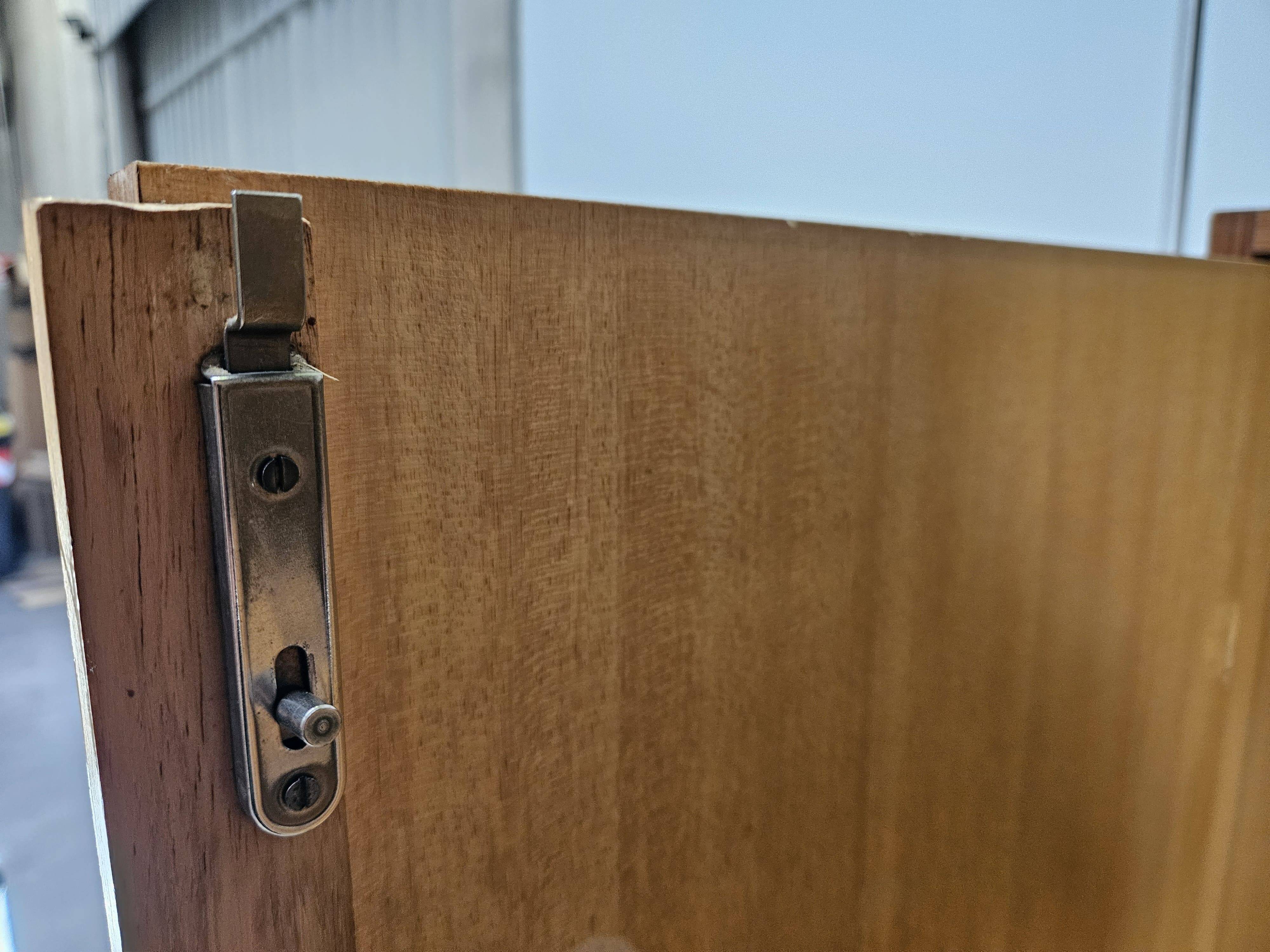 Vintage 1960s two-door wardrobe