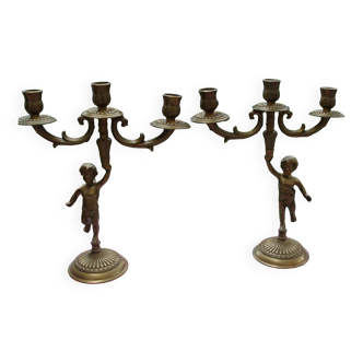 Bronze candlestick