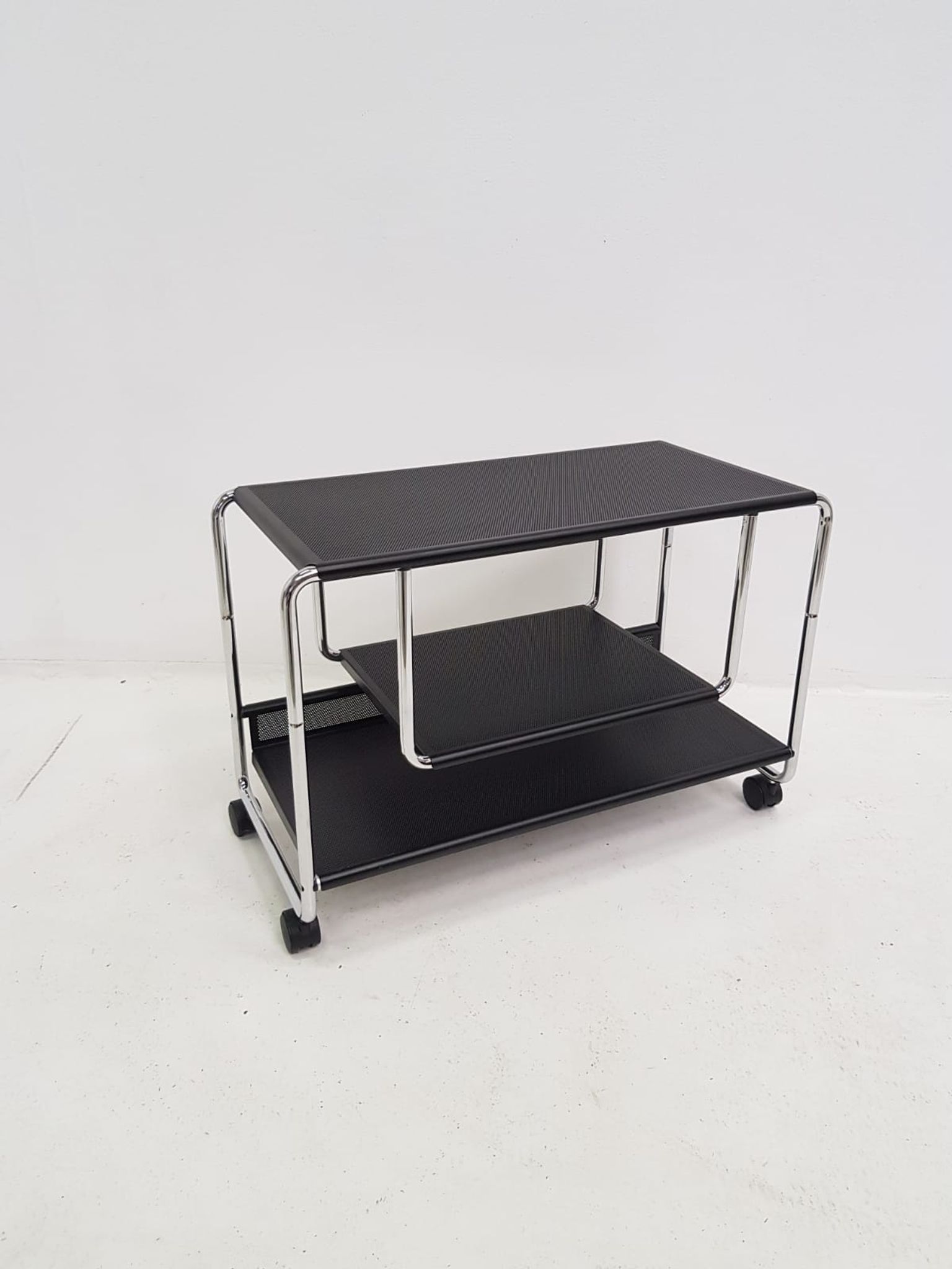 Habitat vintage metal perforated 1980s office apoint furniture