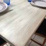 Solid wood table