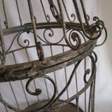 Aged metal cage