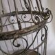 Aged metal cage