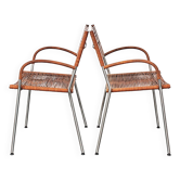 Miss B chairs by Tito Agnoli for Pierantonio Bonacina, 1980s, set of 2