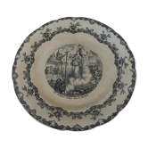 Jeanne d'Arc decorative plate on the bucher