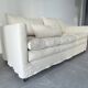 Ivory wild linen Adar caravan sofa