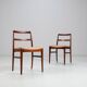 Arne Vodder model 430 dining chairs rosewood Sibast Mobler Denmark 1960
