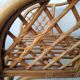 Pair of vintage rattan armchairs