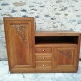 Asymmetrical low furniture "art deco"