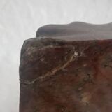 Genuine Red Alabaster Marble Italian Bookend Column Shaped Pair
