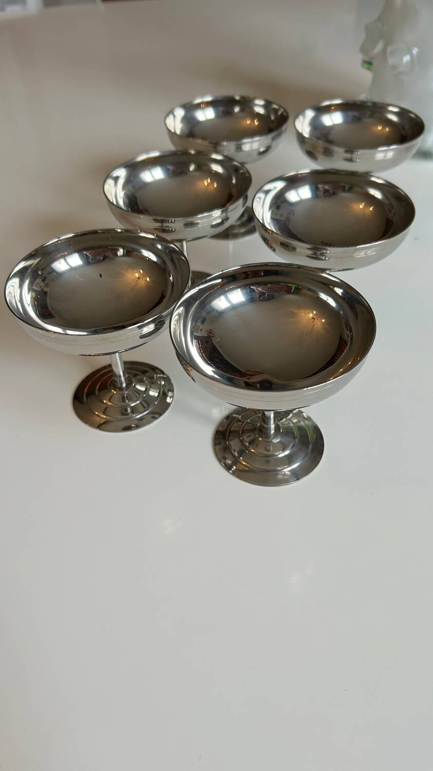 6 Remy Letang stainless steel bowls