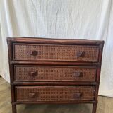 Commode en rotin