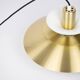 Lampe suspendue vintage danoise Lotus par Kurt Wiborg, Jeka, années 1980.