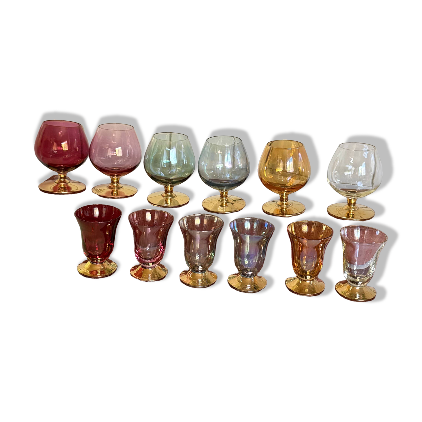 Cognac and liqueur glasses