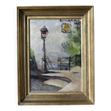 Oil on canvas Montmartre F. Bonniard