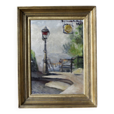 Oil on canvas Montmartre F. Bonniard