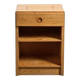 Nightstand made of solid pine, circa 1975.