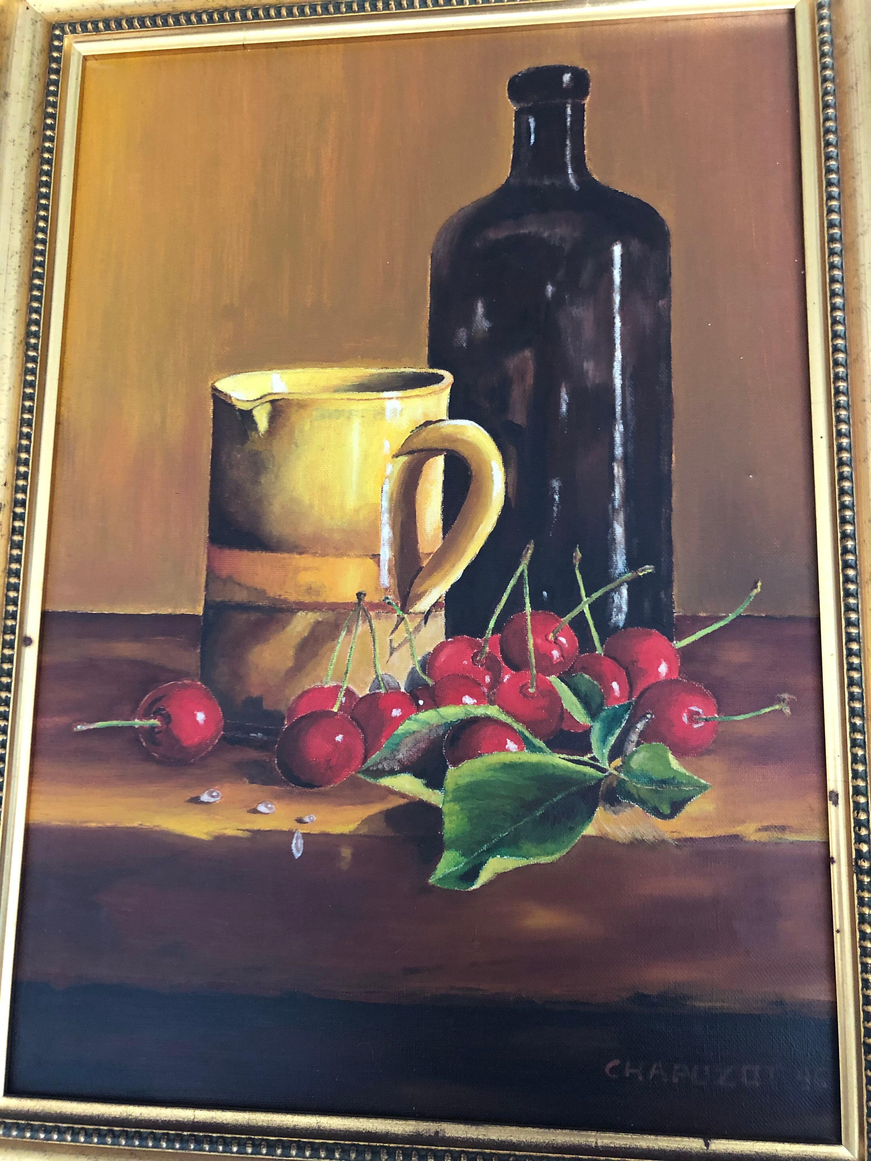Oil on canvas still life chapuzot 96