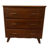 Commode vintage pieds compas