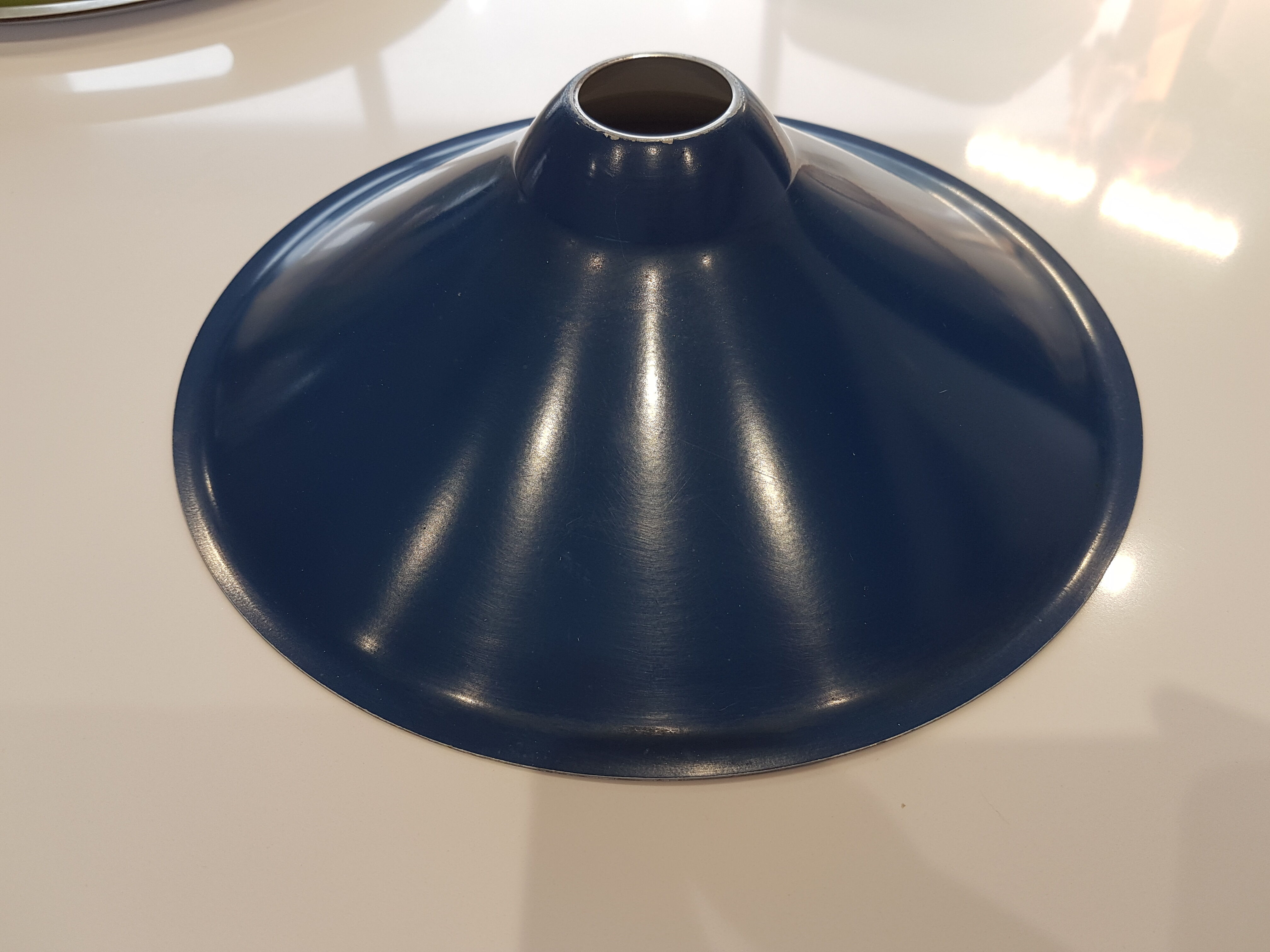 Lot De 2 Abat-jour Industriels Émaillés Ronds 30 Cm - Protection Étanche Pour Lampe Extérieur, Usine
